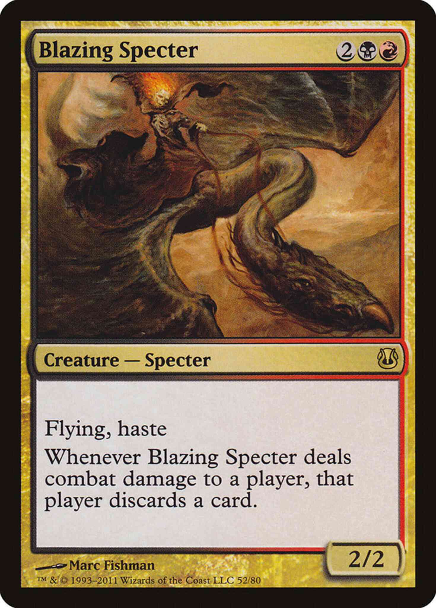Blazing specter 52 – Magic Blazing Specter [52] [Duel Decks: Ajani vs. Nicol Bolas] [Non-Foil]