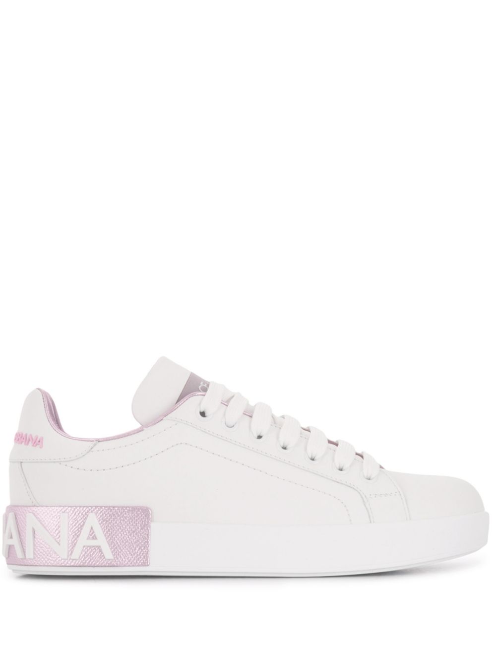 Dolce & Gabbana Sneakers WHITE – CALFSKIN 100%