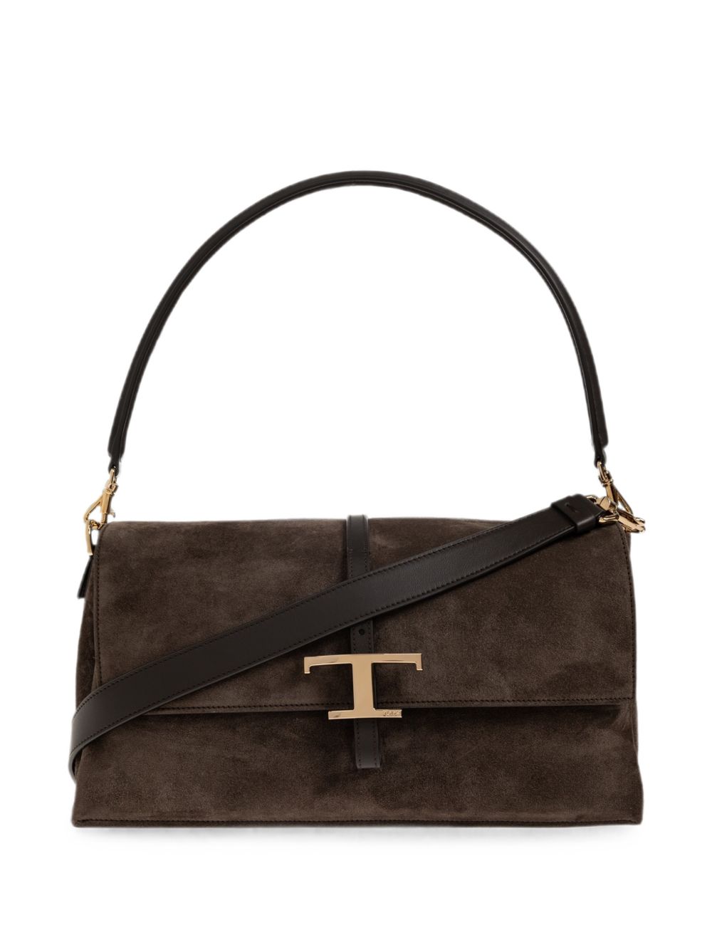 Tod's T Timeless Crossbody Bag – Outer: Calf Suede 100%