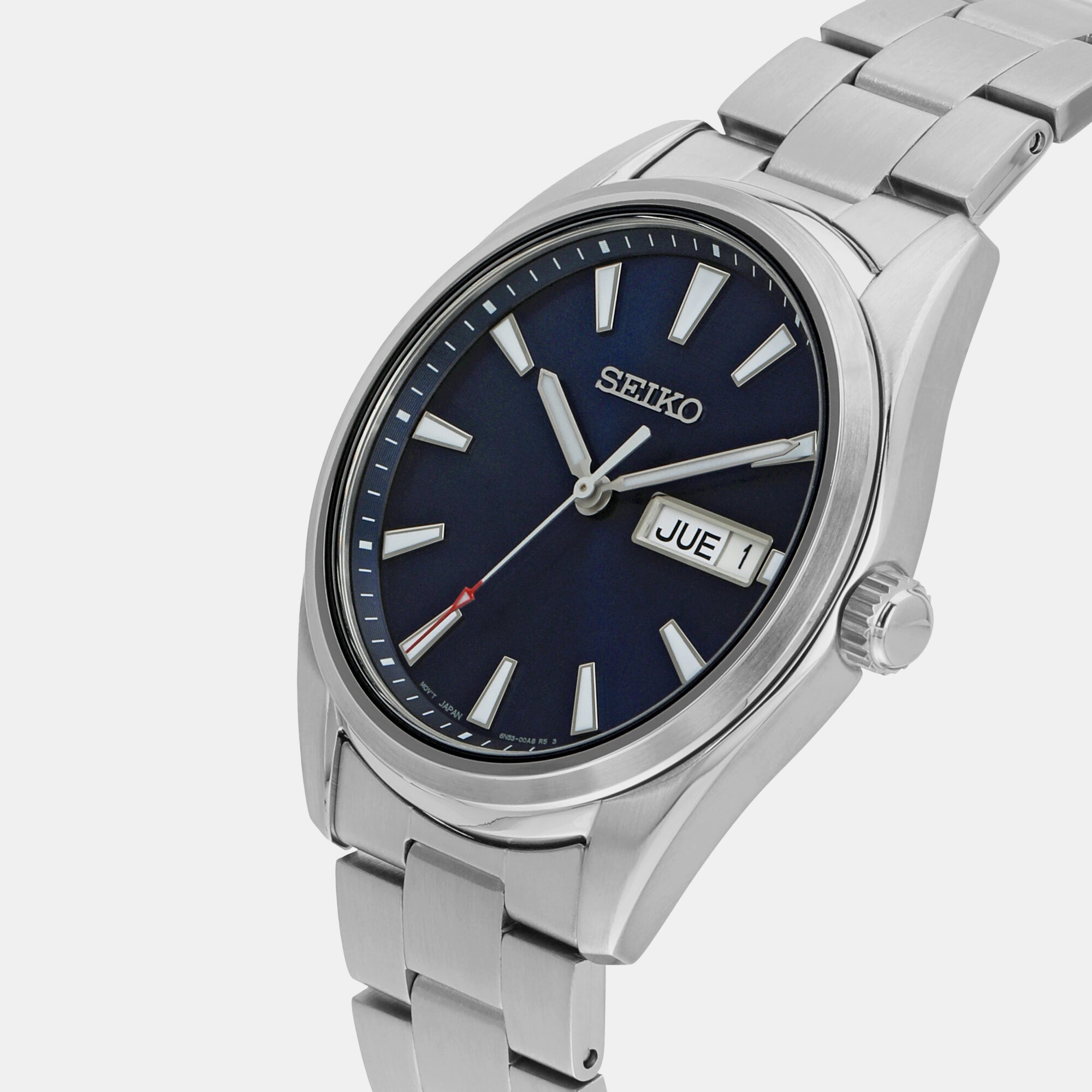 Seiko Dress Men Quartz Blue Dial Analog Stainless Steel Watch SUR341P1 - view 2