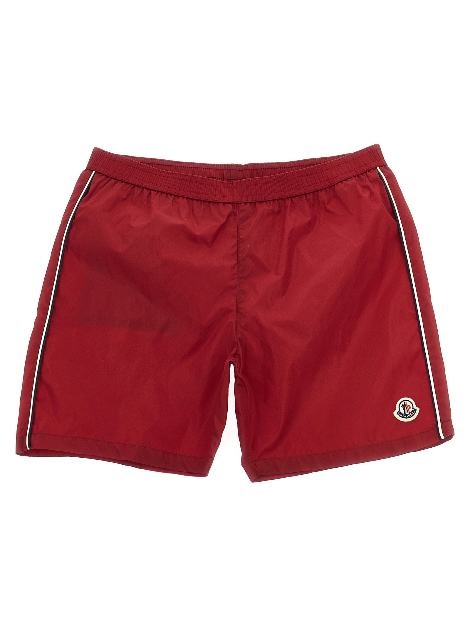 Moncler Enfant Tricolor Trim Swimsuit – 100% polyamide