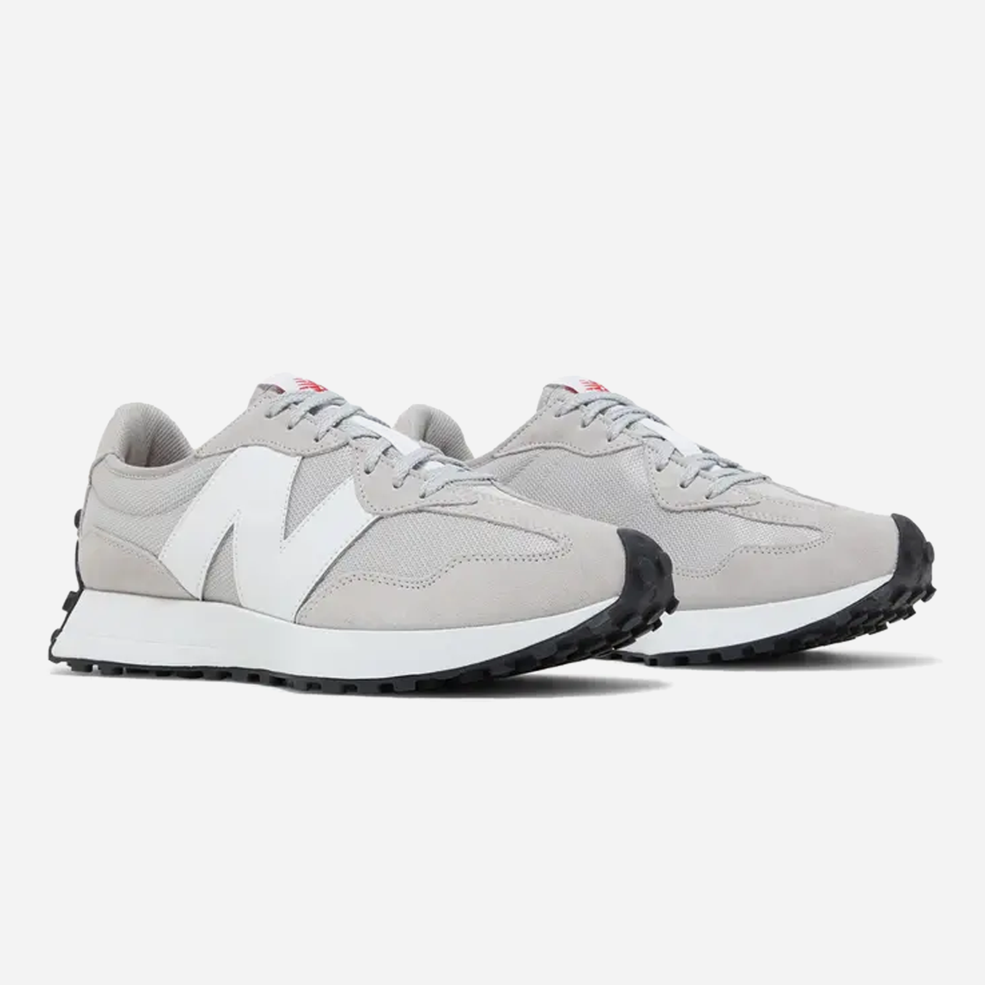 New Balance 327 Rain Cloud White Red - view 2