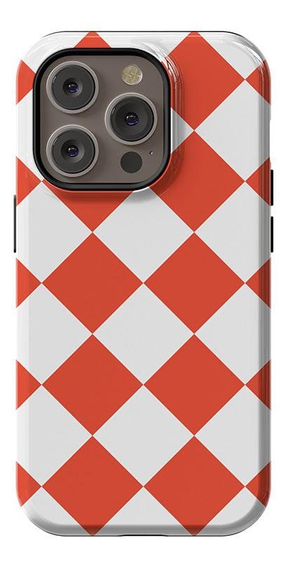 Casetry Red Checkerboard | High Contrast Design Case - view 4