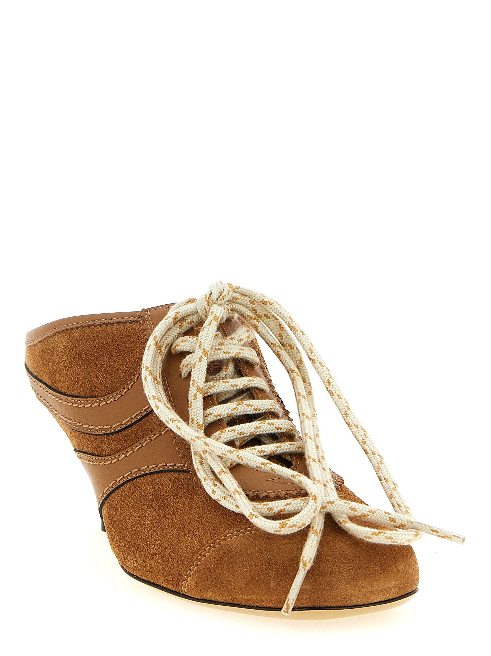 Dries Van Noten Heeled Suede Sneakers - view 2