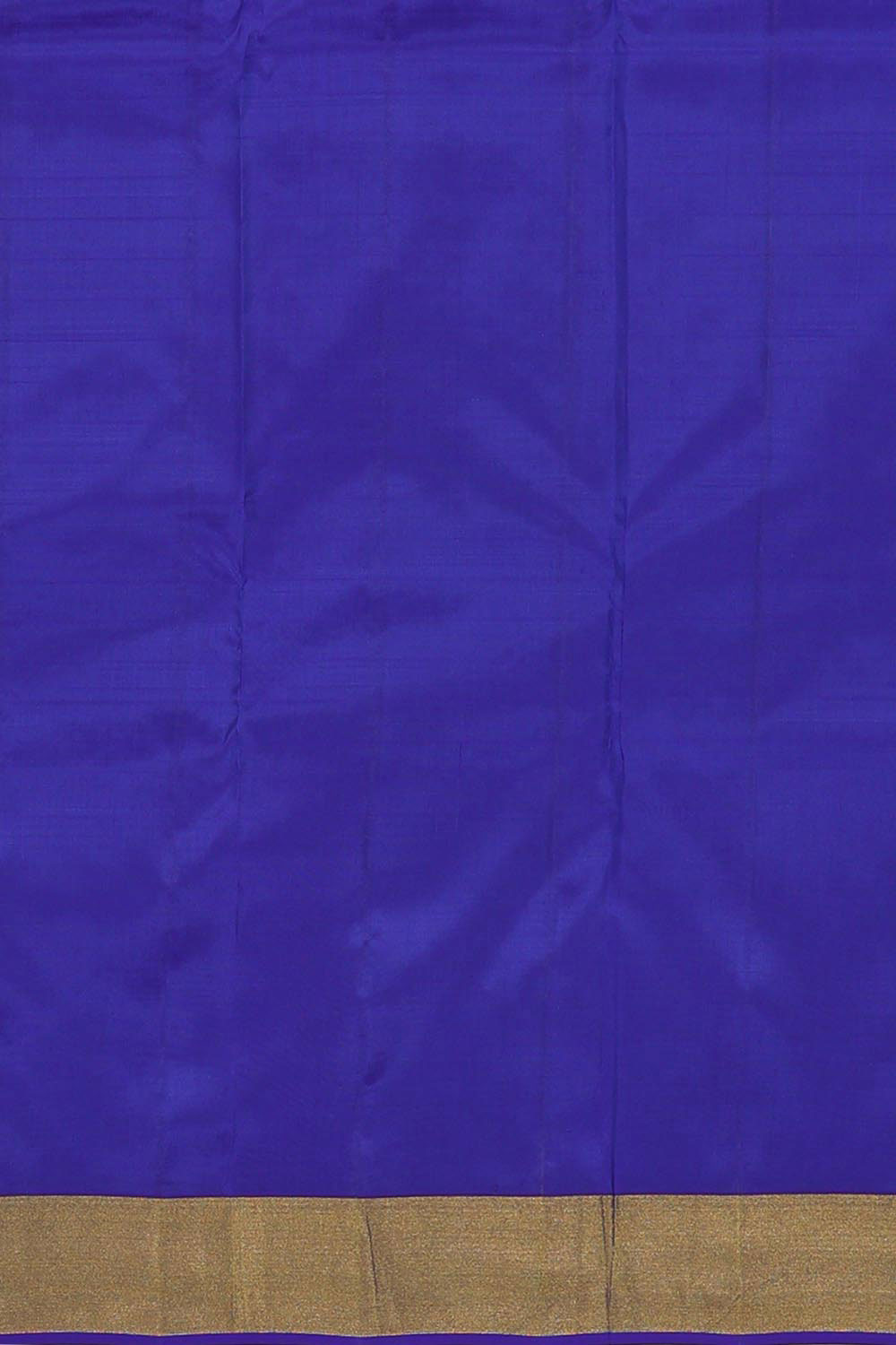 Kalanjali Dark Ocean Blue Silk Saree – Women's - view 4