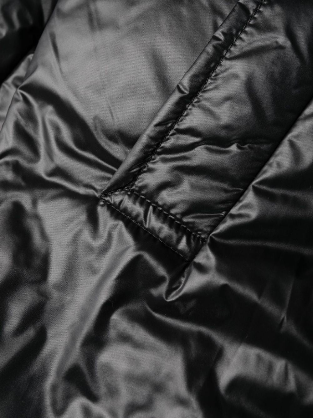 Saint Laurent Cassandre logo-embossed hooded raincoat - view 7