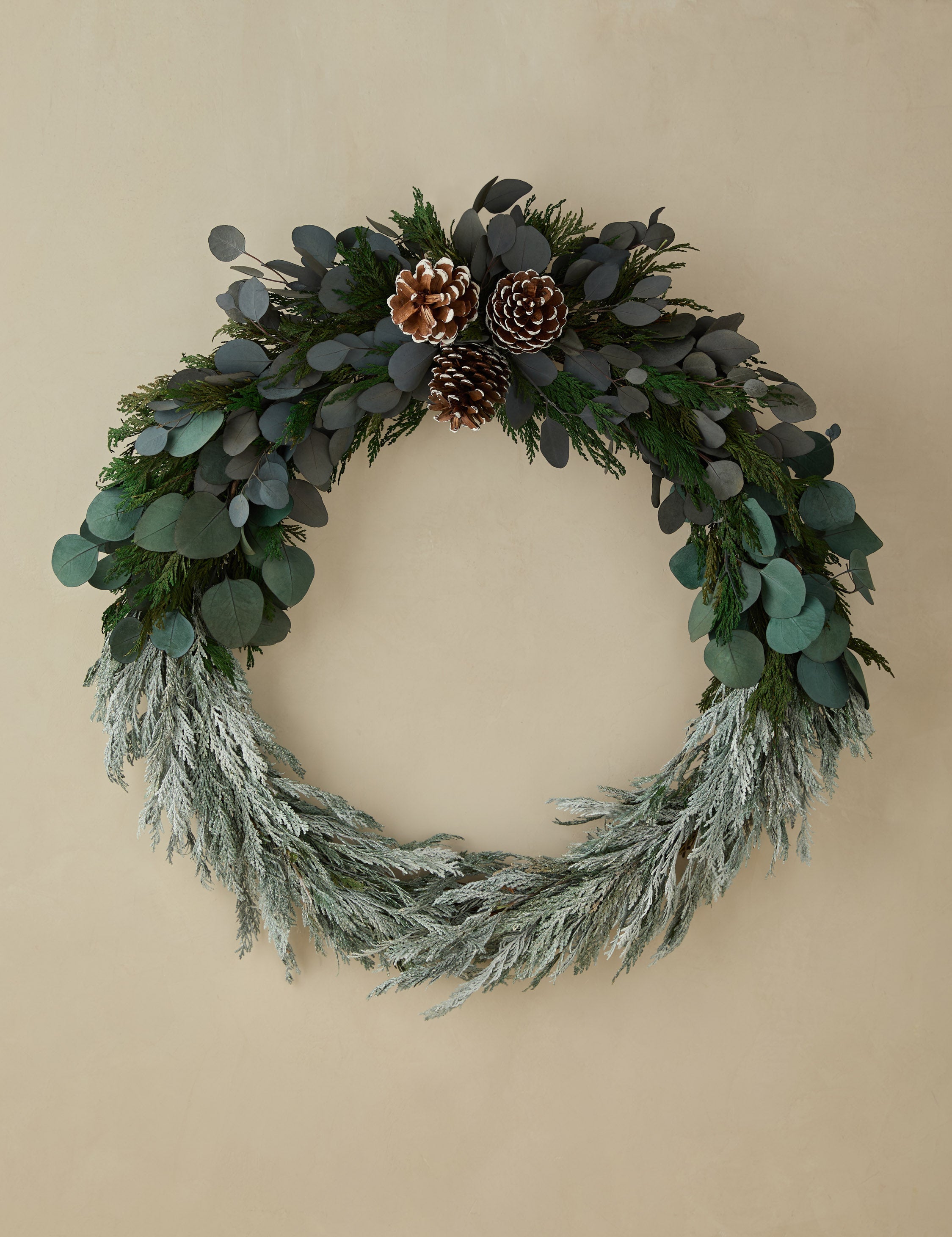 Lulu and Georgia Preserved Winter Cedar Wreath