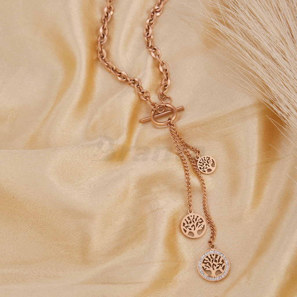 Branta Life Tree Charm Necklace - view 2