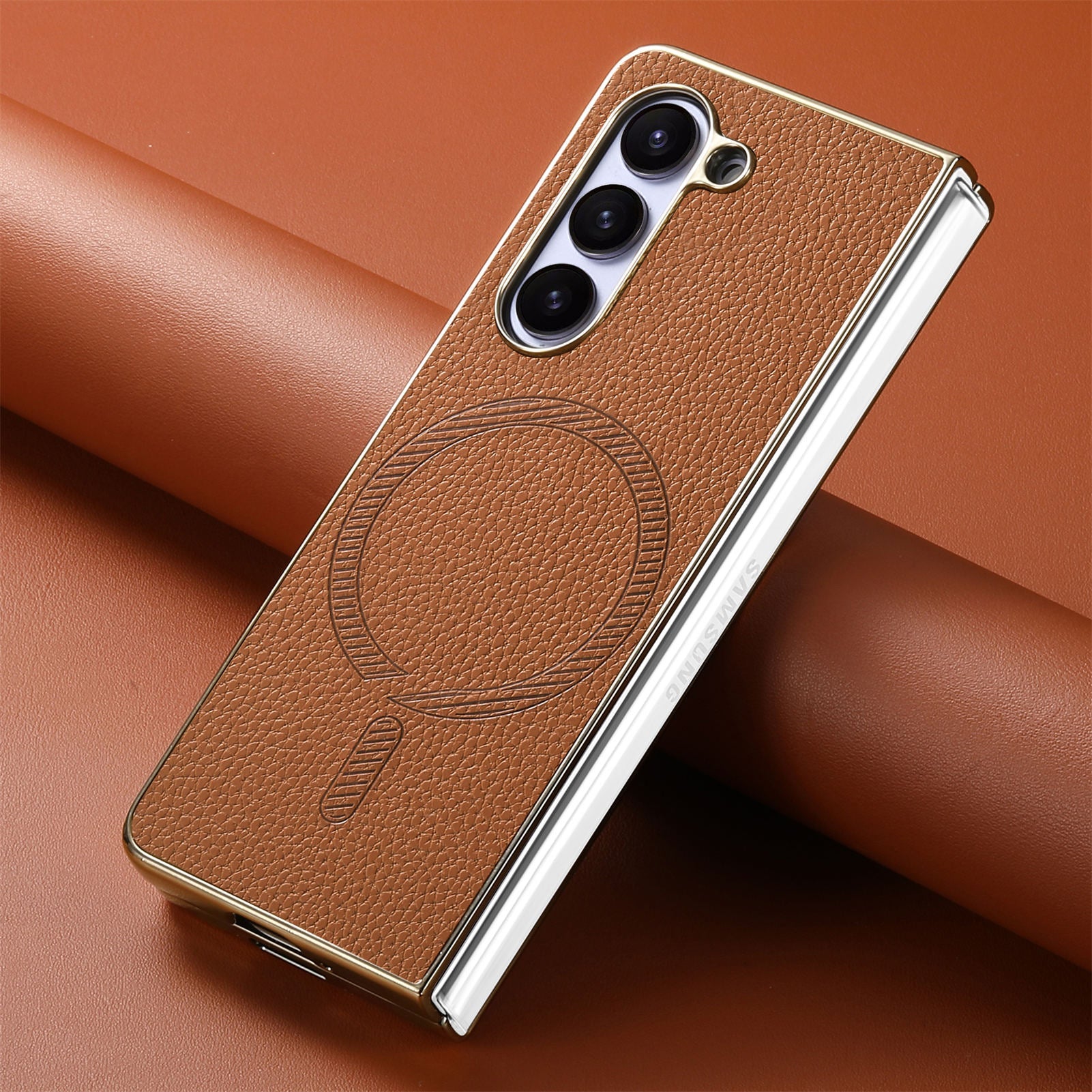 Million Cases Galaxy Z Fold Series Premium Magnetic Leather Case