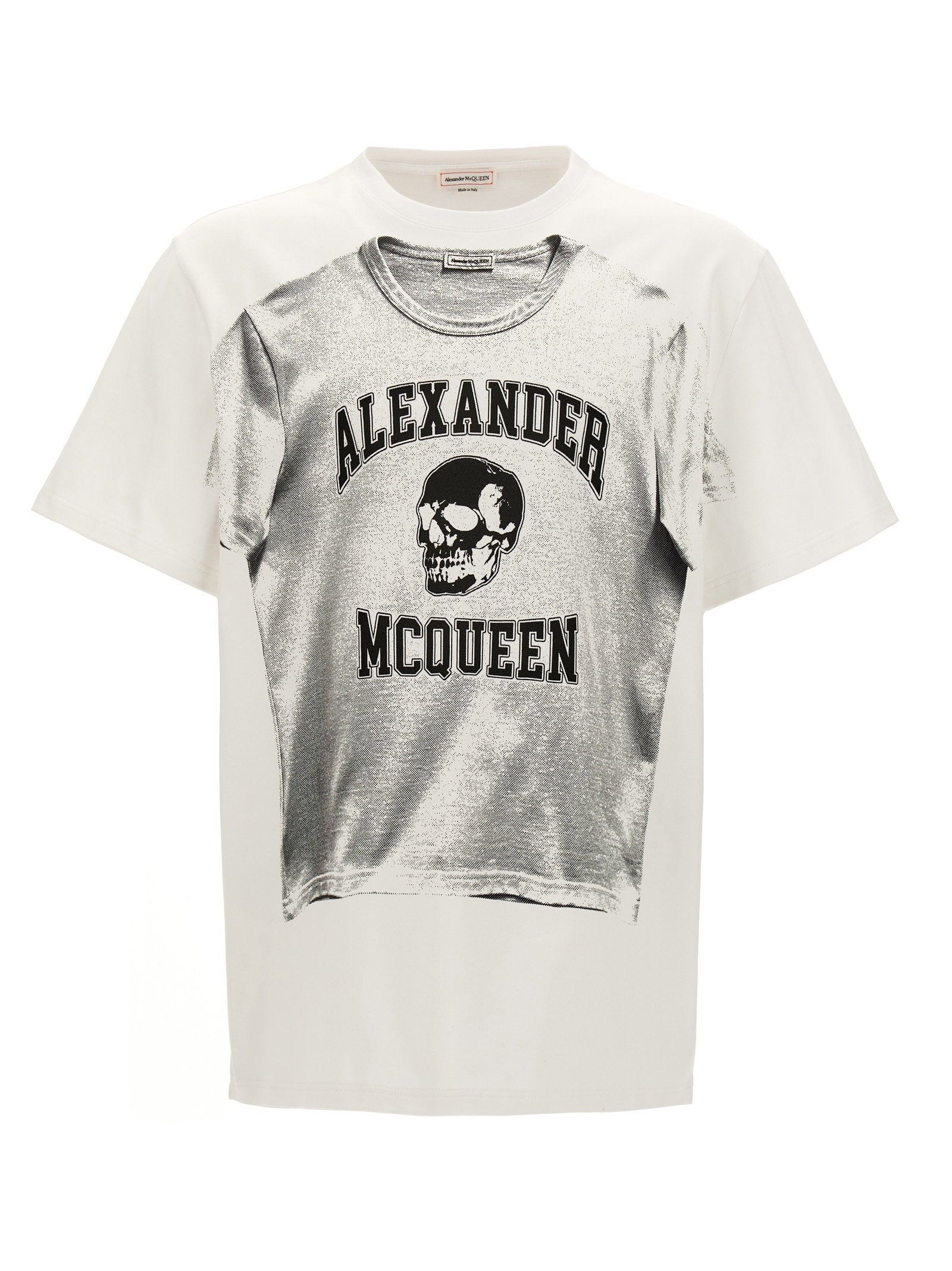 Alexander McQueen Logo Print T-shirt – 100% cotton