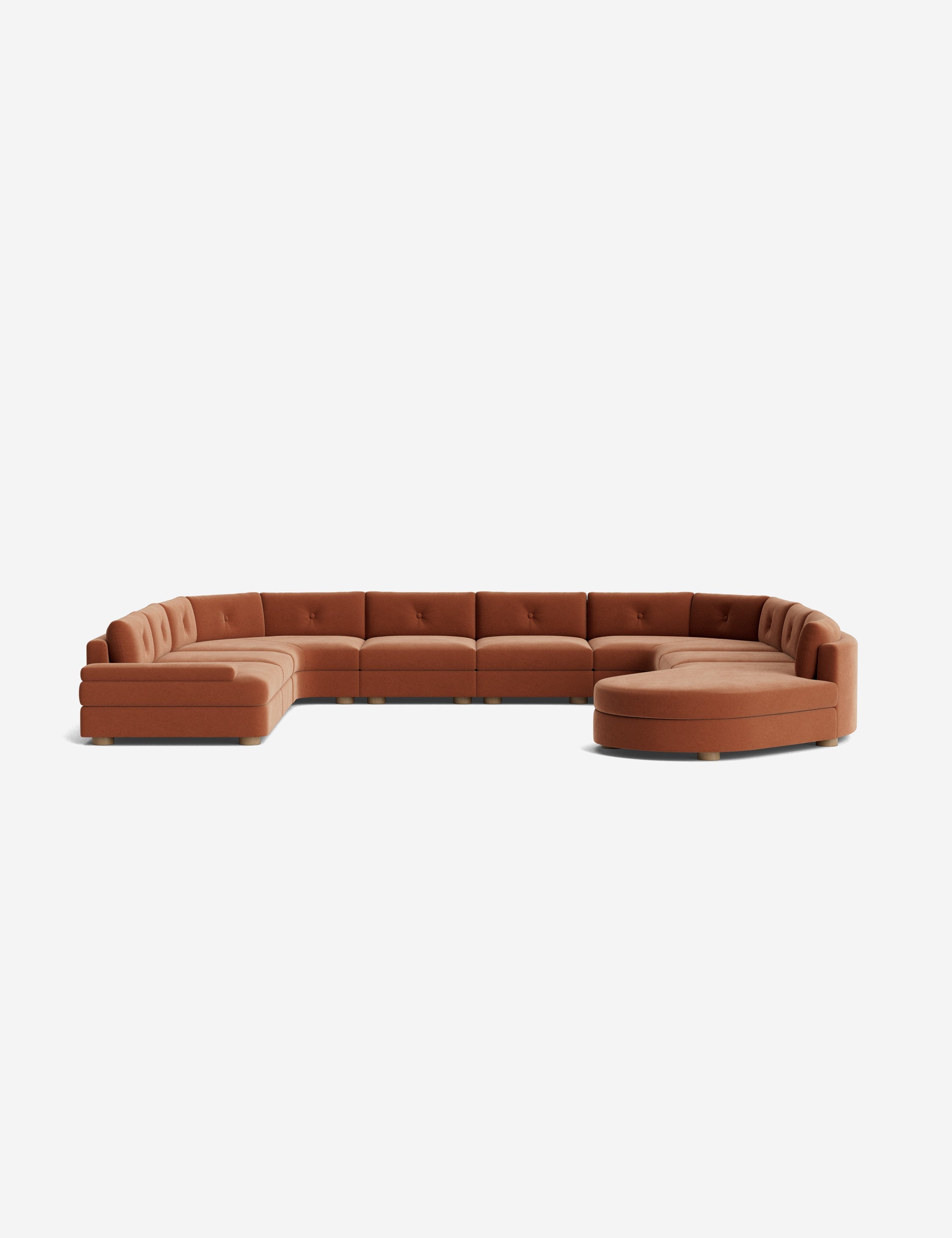 Lulu and Georgia Hill Modular U-Shaped Sectional Sofa - view 6