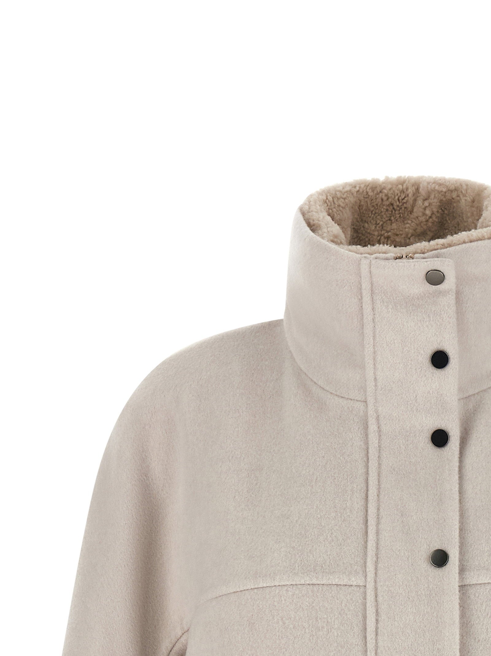 Brunello Cucinelli Cropped Coat - view 4