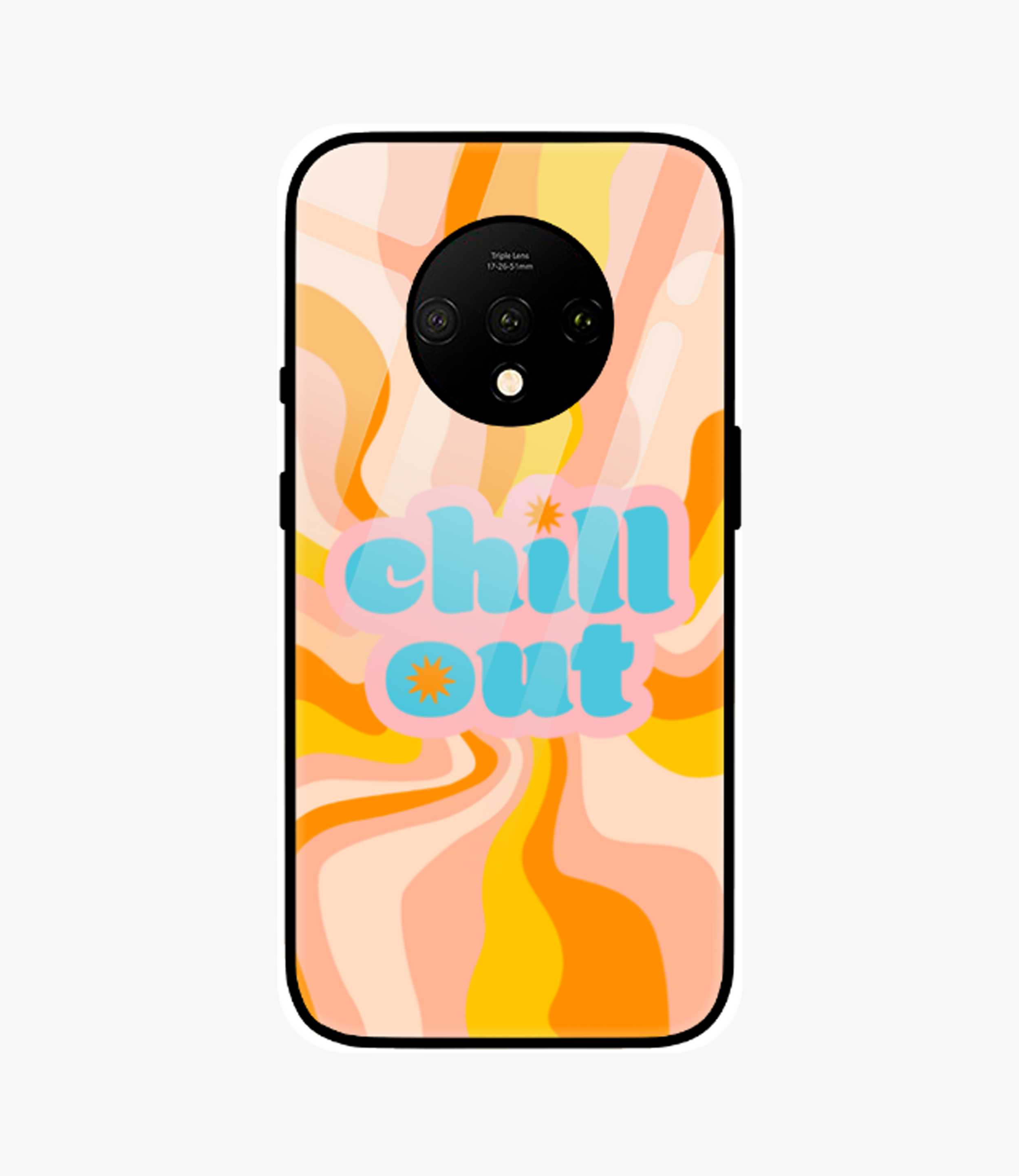 The Case Company Chill Out Glass Case for Oneplus 7T