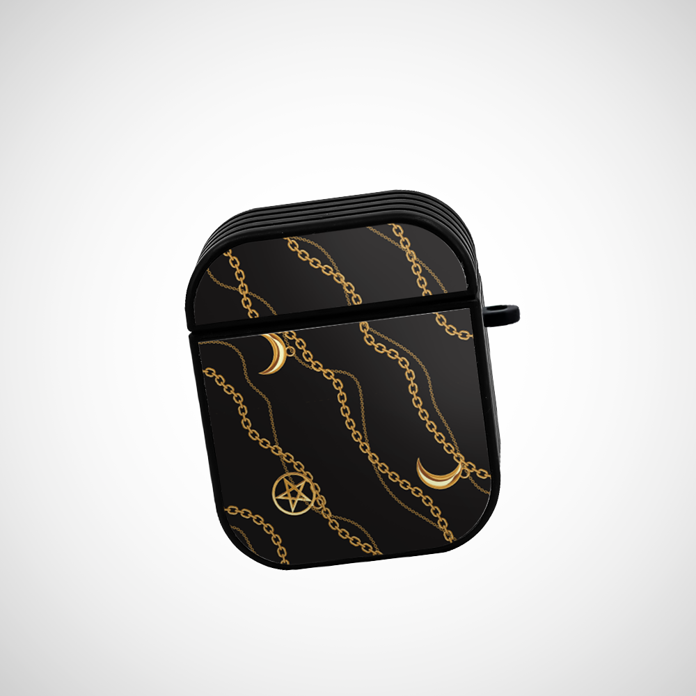 Cover It Up Stars and Moons Glass Airpods 1st Gen Case Covers
