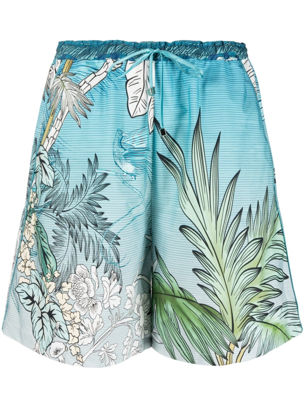 F r s – F.R.S . Printed drawstring cotton shorts – 100% Cotton