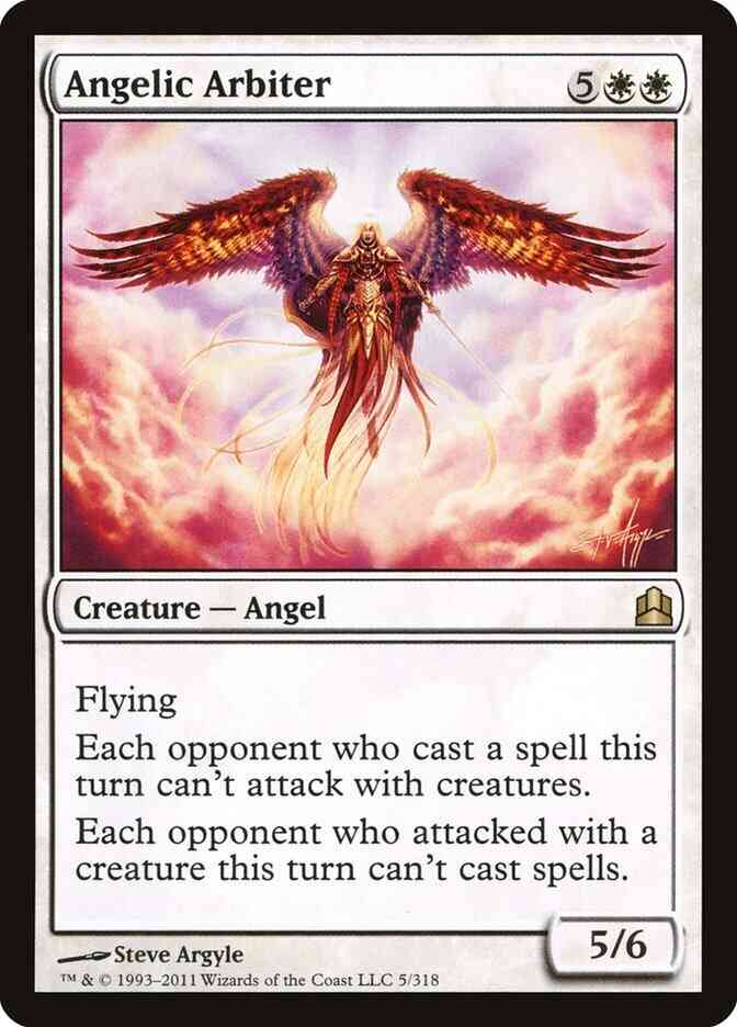 Angelic arbiter 5 – Magic Angelic Arbiter [5] [Commander 2011] [Non-Foil]