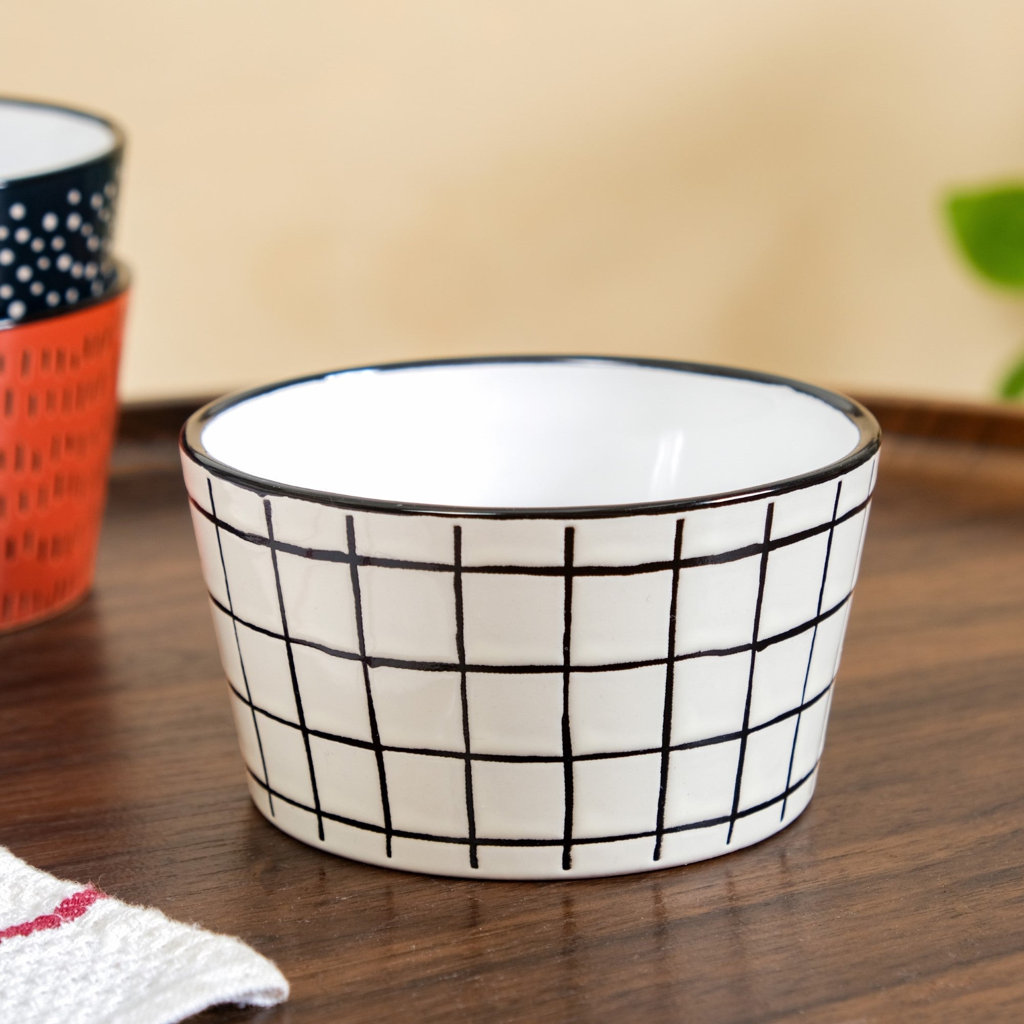 Nestasia Sienna Ceramic Bowl For Snacks Set Of 4 400ml - view 7