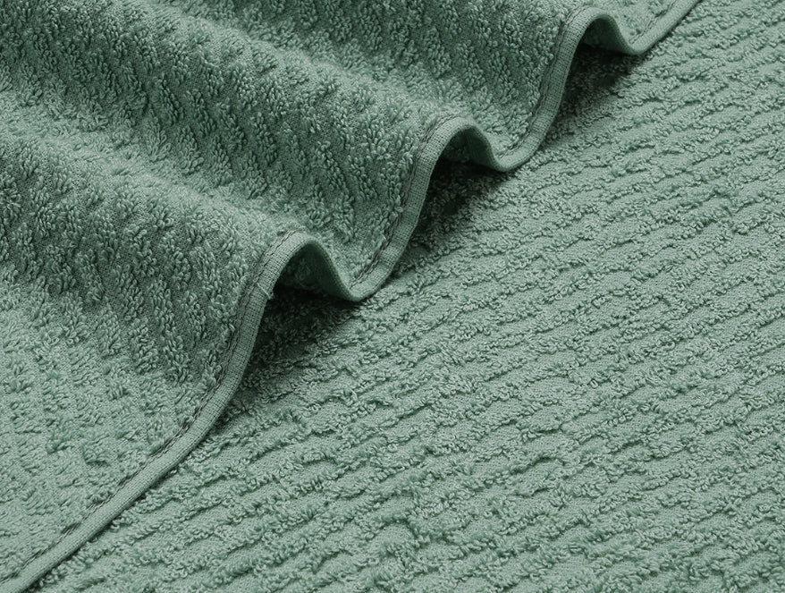 Spaces India Malachite Green - Light Teal 100% Cotton Bath Towel - Genesis By Spaces - view 4