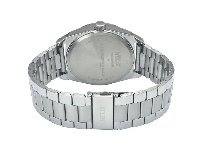 Helix Hustlers Silver Stainless Steel Bracelet - view 2