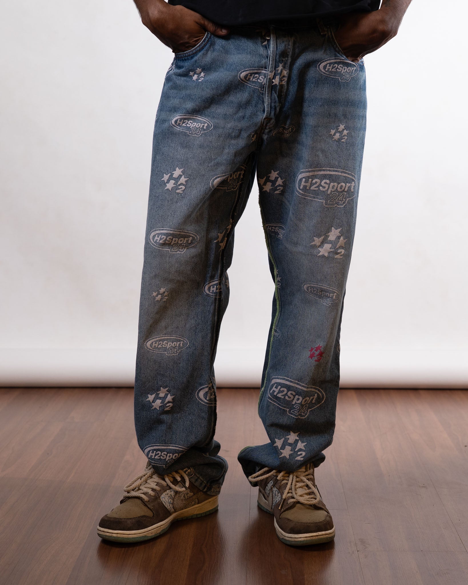 H2xh m jeans – Heron preston H2xH&M jeans 34’waist