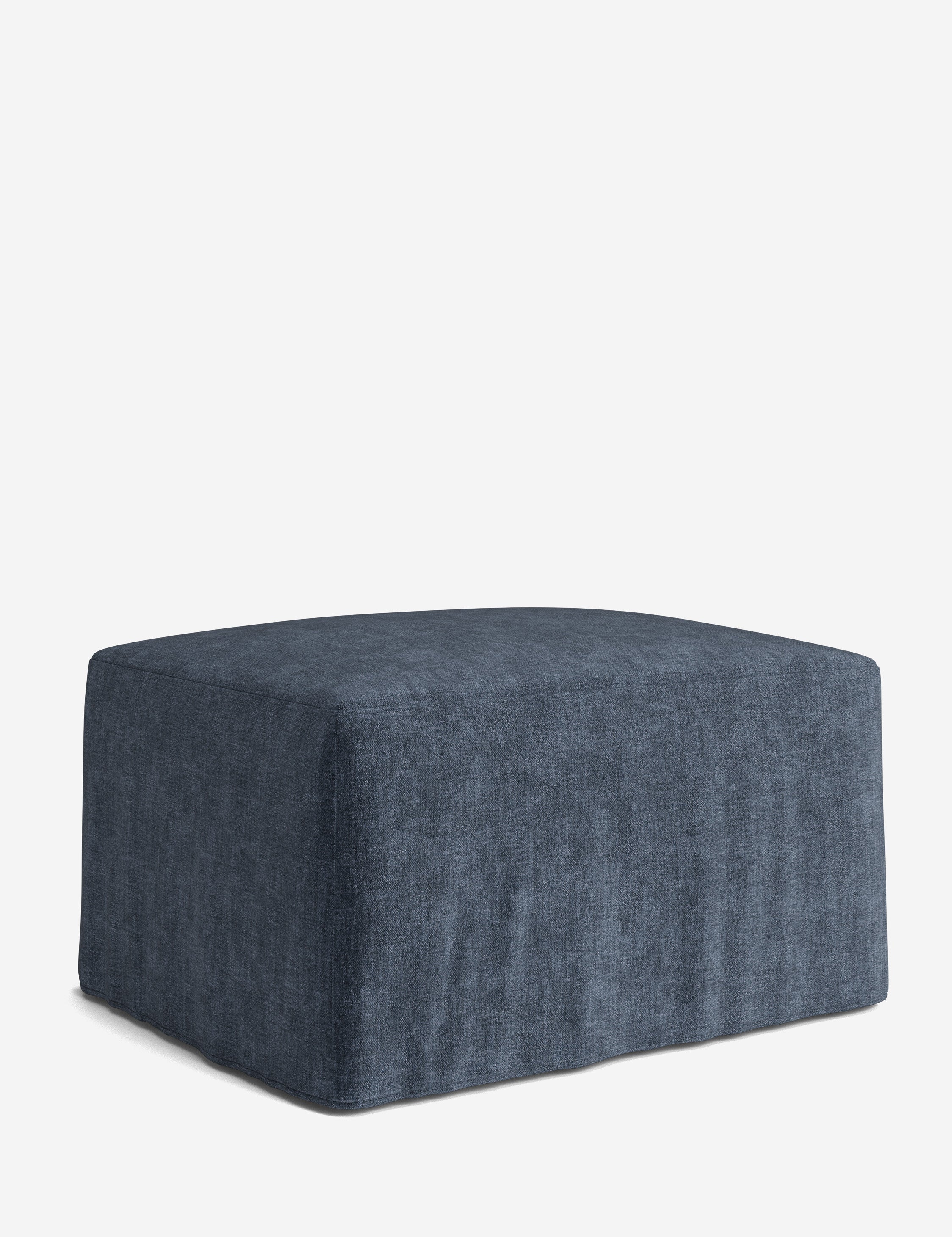 Lulu and Georgia Portola Slipcover Ottoman - view 117