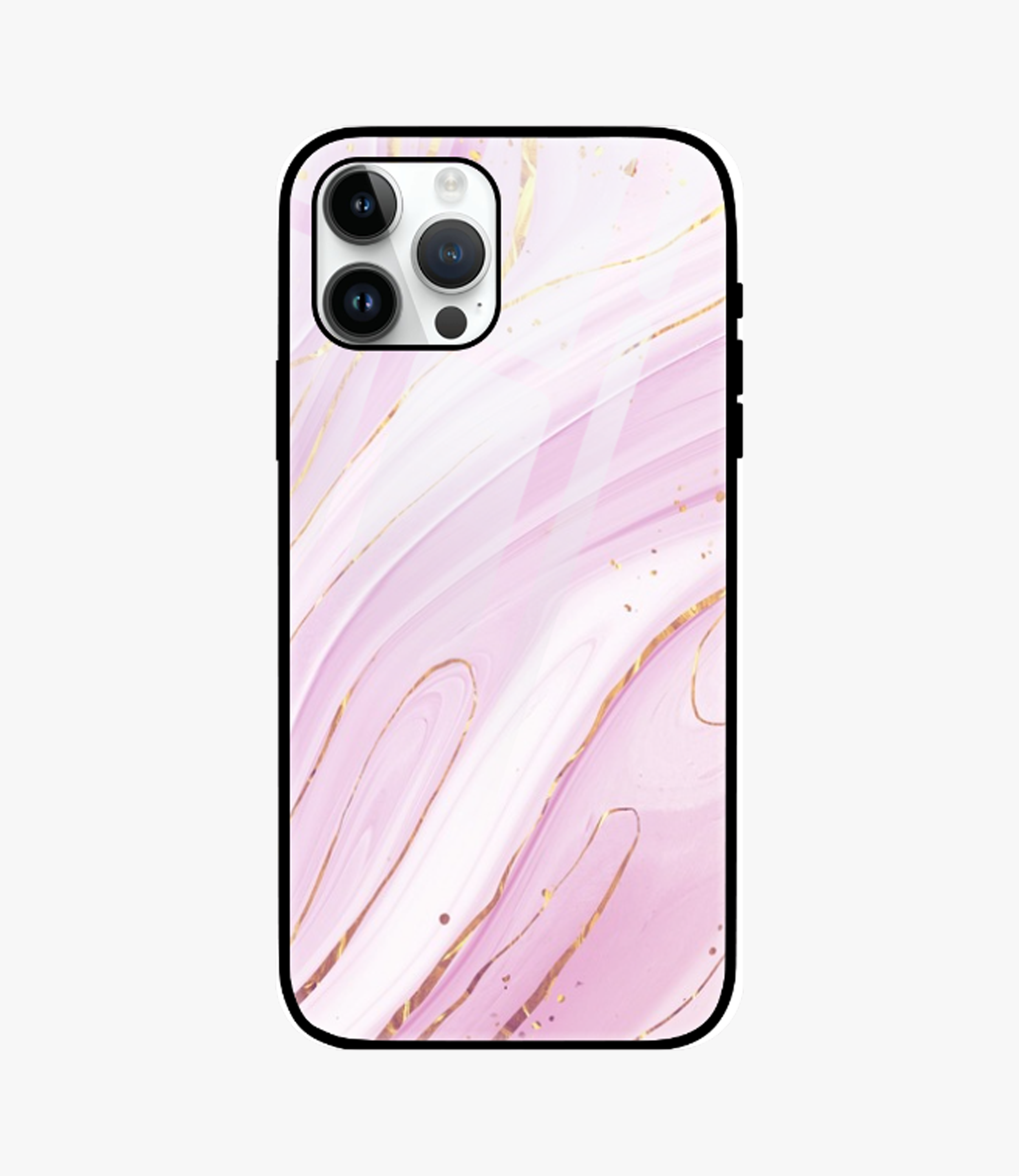 The Case Company Lily Marble Glass Case for iPhone 15 Pro Max