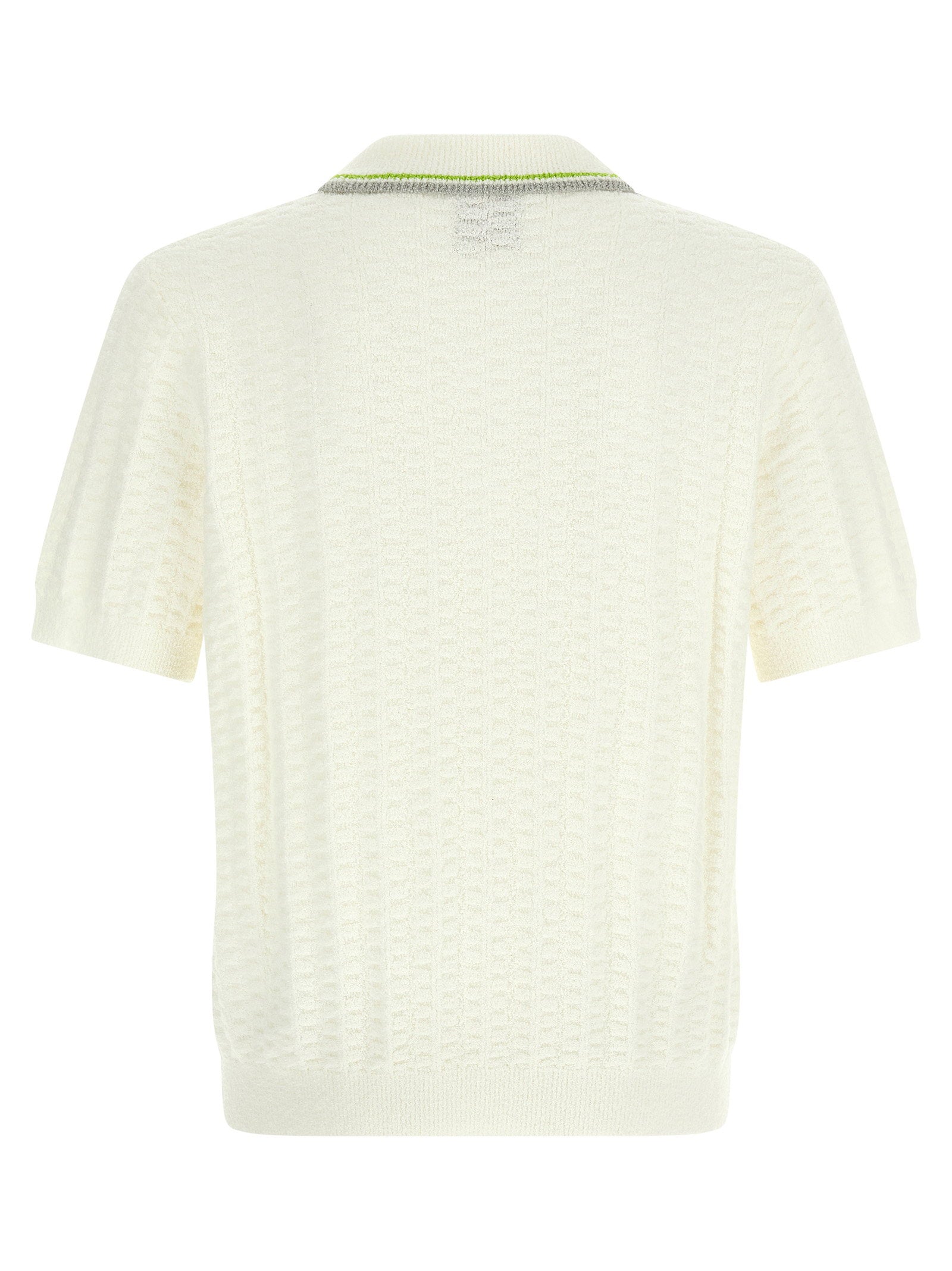Casablanca Tennisbouclé Polo Shirt - view 2
