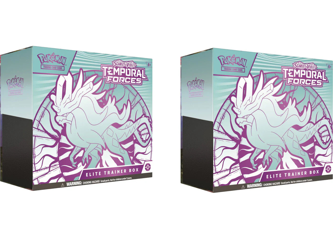 Scarlet violet temporal – 2024 Pokémon Scarlet & Violet Temporal Forces (Walking Wake) Elite Trainer Box 2x Lot