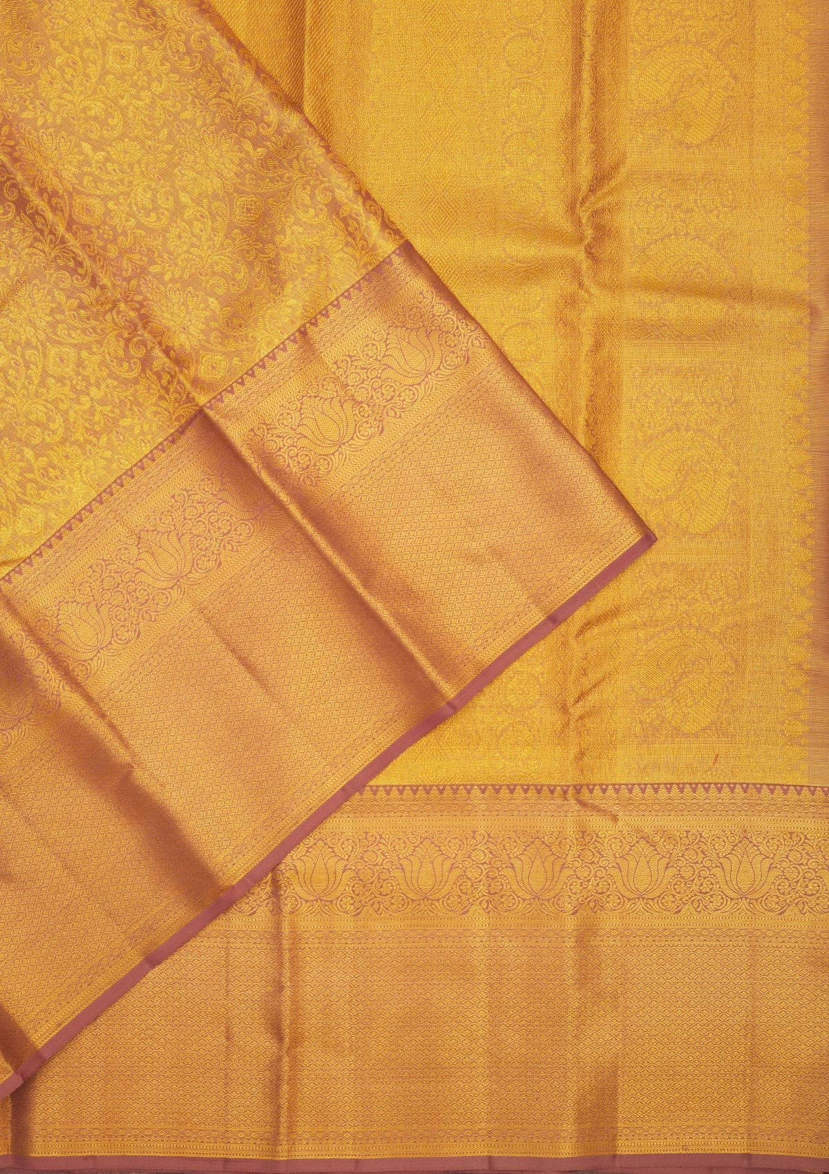 Koskii Gold Zariwork Pure Silk Saree – Women's - view 3
