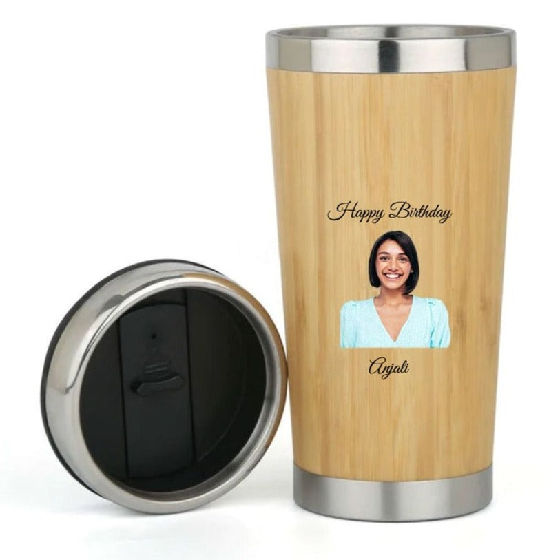 VinnyC Eco-Friendly Bamboo Flask