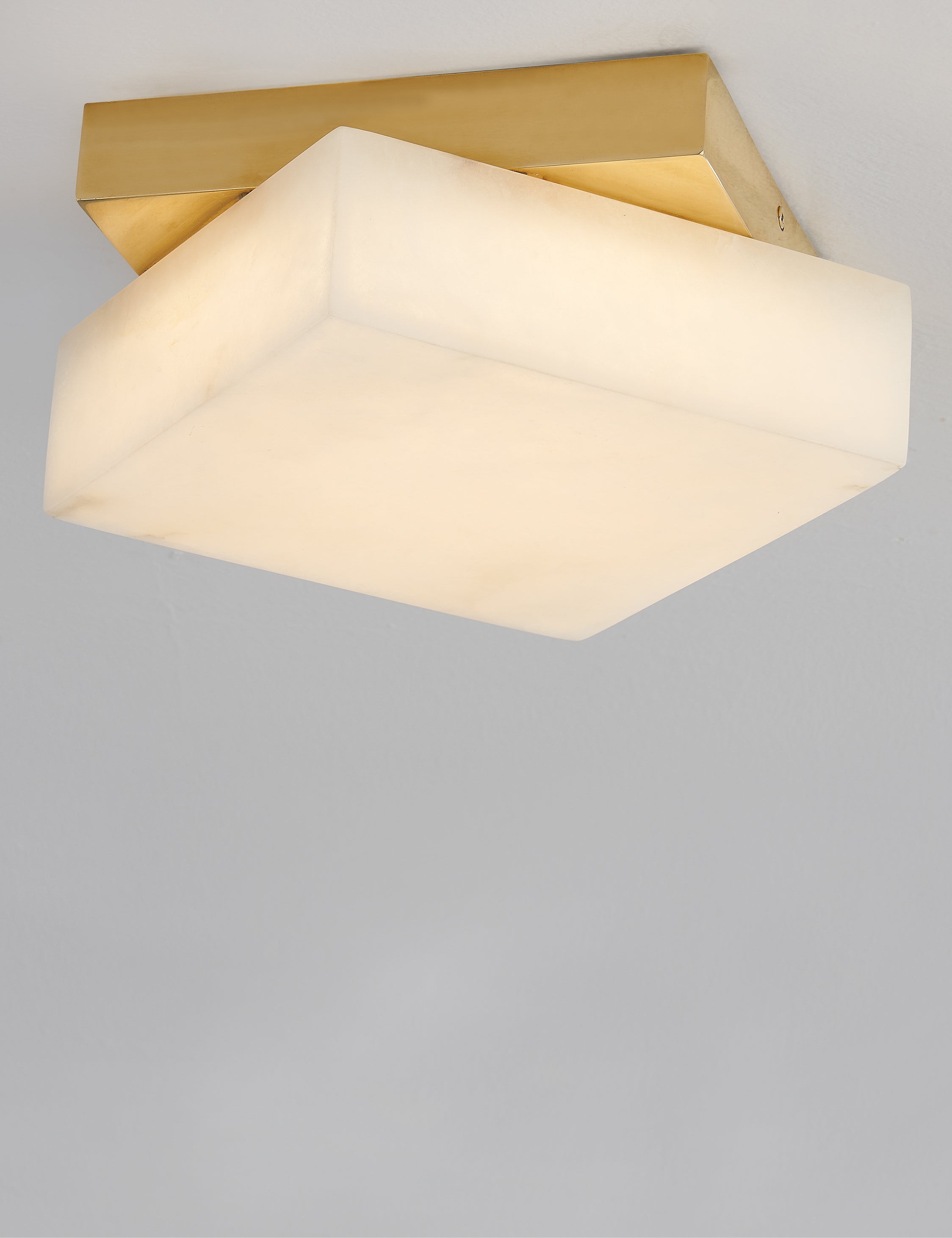 Lulu and Georgia Karol Flush Mount Light – Aged Brass - view 2