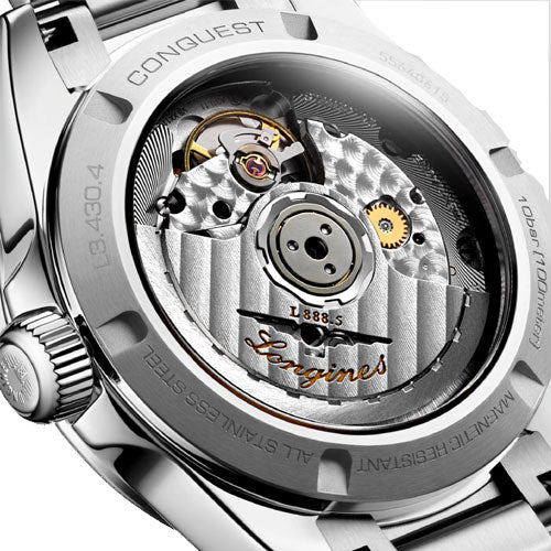 Longines Conquest White Mother-Of-Pearl Dial Women 34mm - view 3