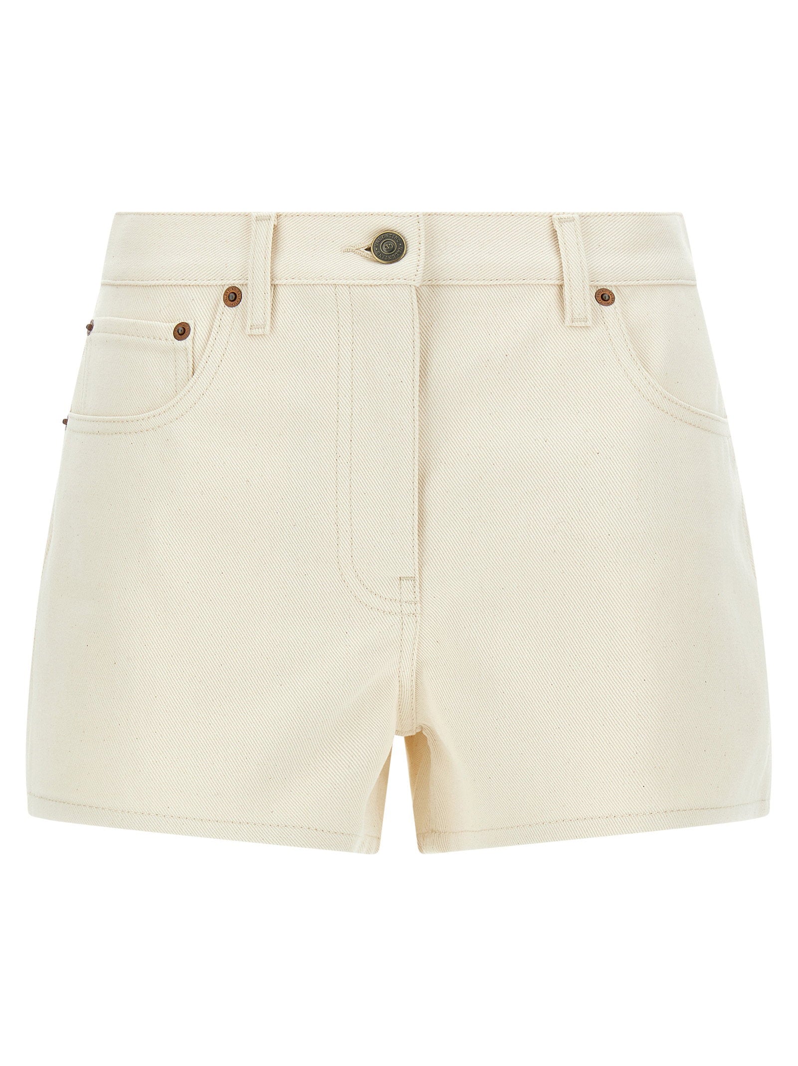 Valentino Garavani Vgold Shorts – 100% cotton