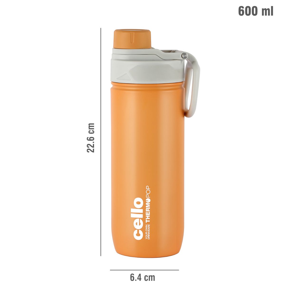 Cello Pop Hot & Cold Stainless Steel Kids Water Bottle, 600ml - view 51