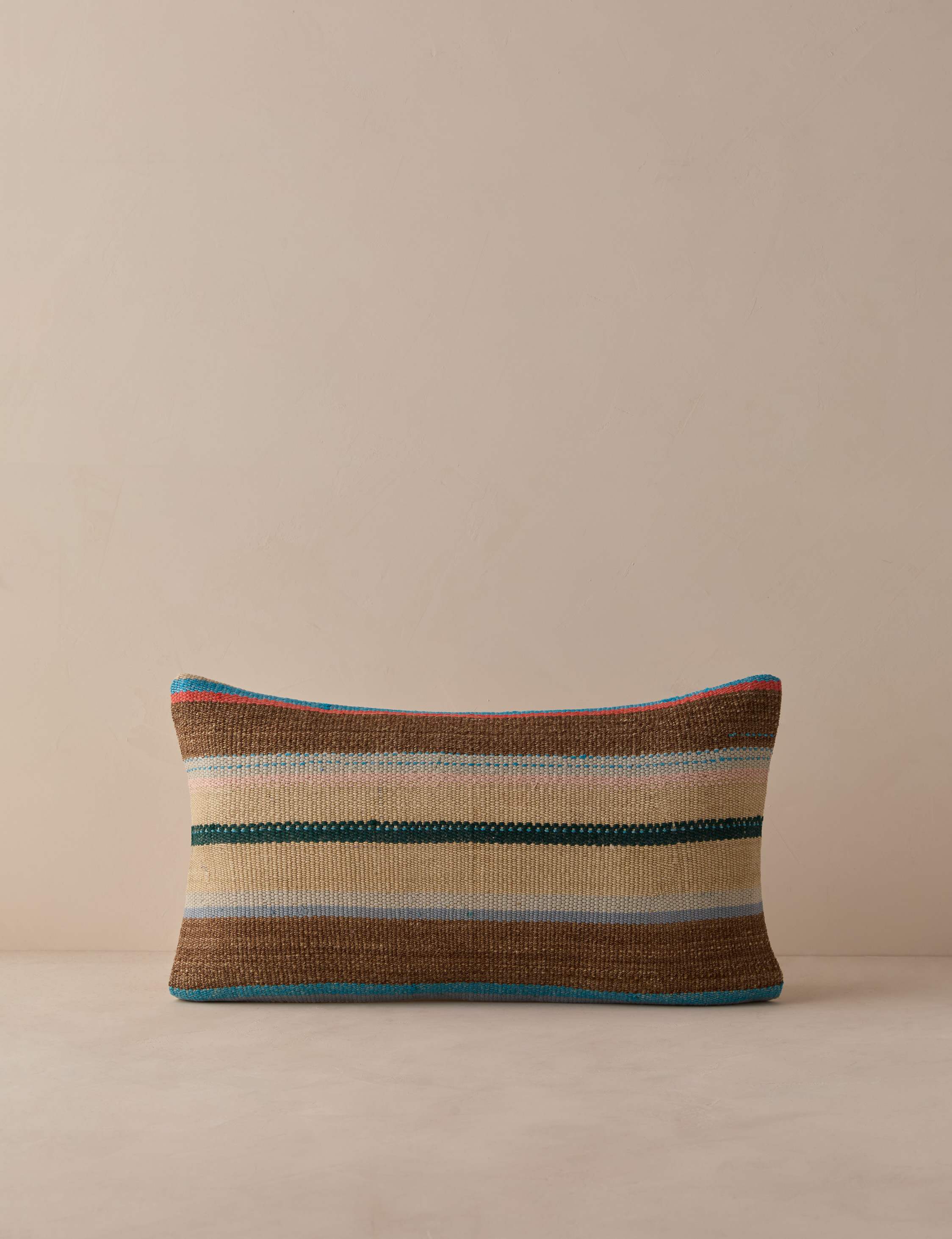 Lulu and Georgia Vintage Lumbar Pillow No. 323, 12" x 20"