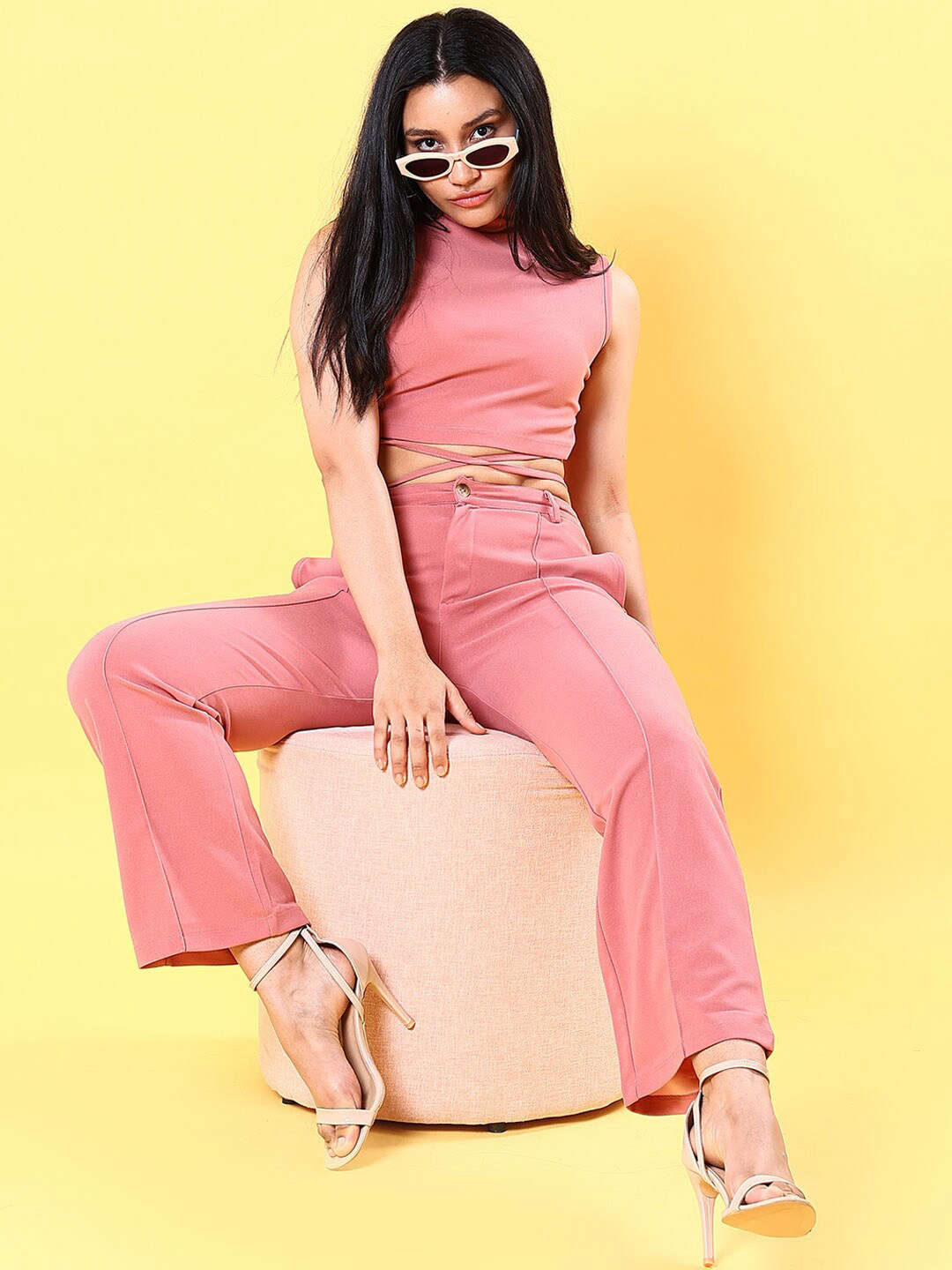 Freehand By The Indian Garage Co Women Tie Up Co-Ord Set - view 5