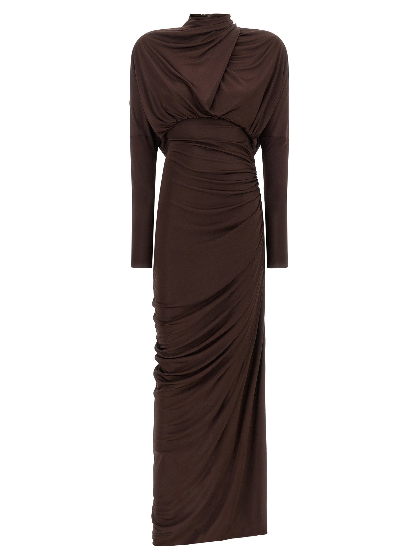 Balmain Draped Jersery Dress – 100% viscose