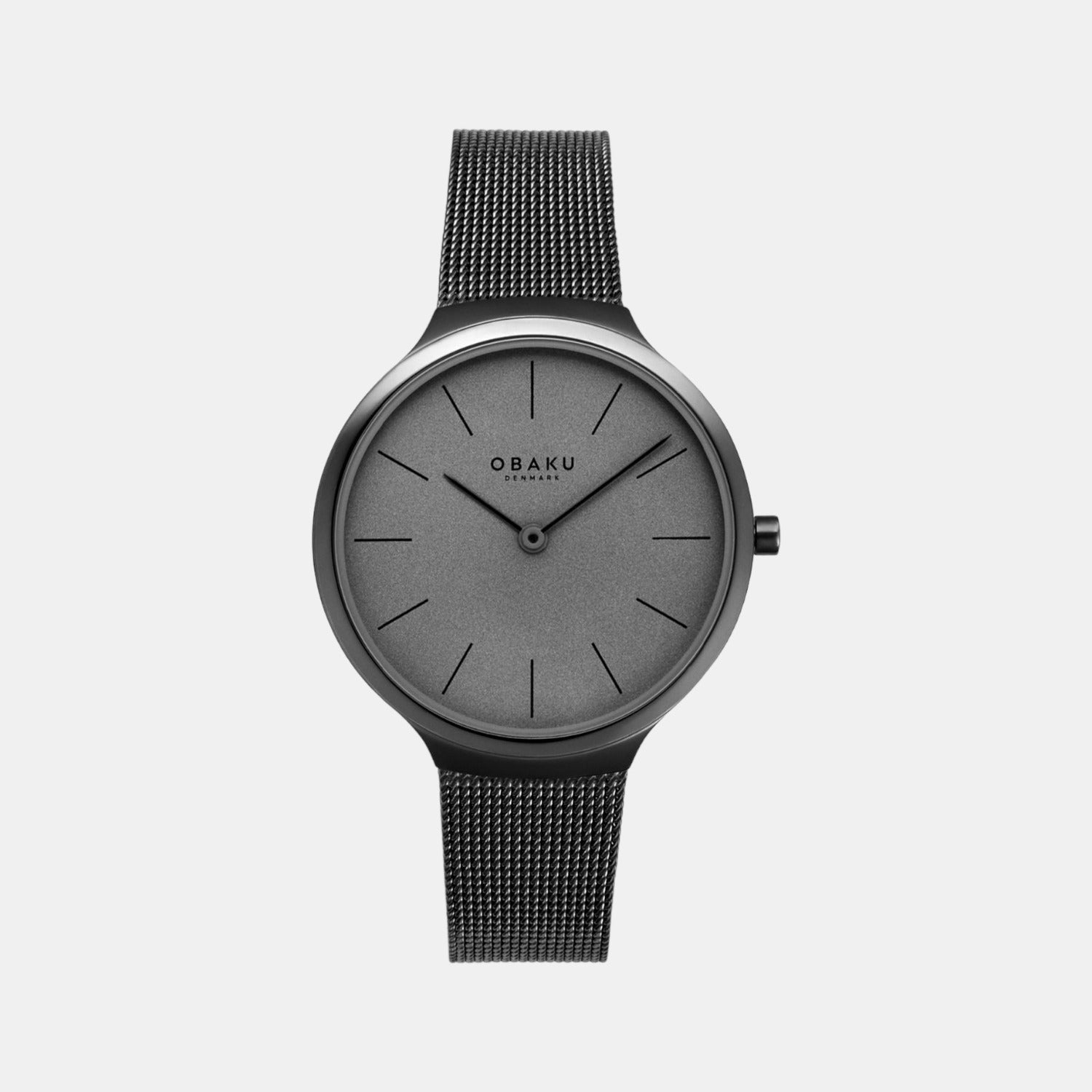 Obaku Ark Lille Women Quartz Grey Dial Analog Stainless Steel Watch V240LXUUMU
