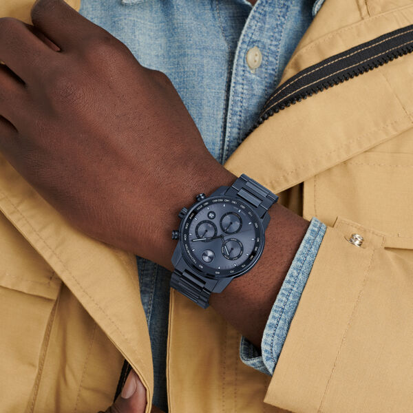 Movado Bold Verso Blue Dial Men 44mm - view 3