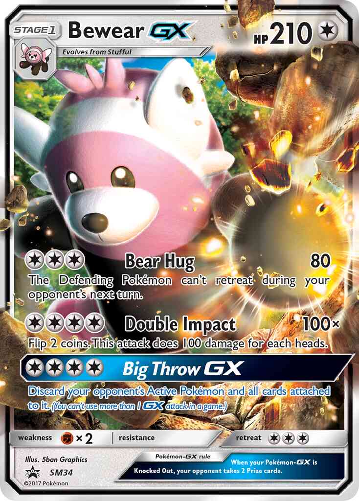 Promo smp-sm34 ultra – Pokémon Bewear-GX - SM34 - Promo [smp-SM34] [Ultra]