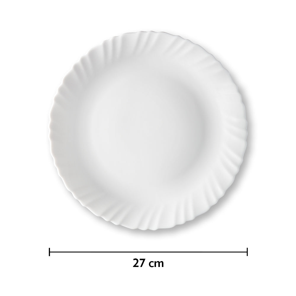 My Borosil Larah by Borosil White Full Plate Set - view 6