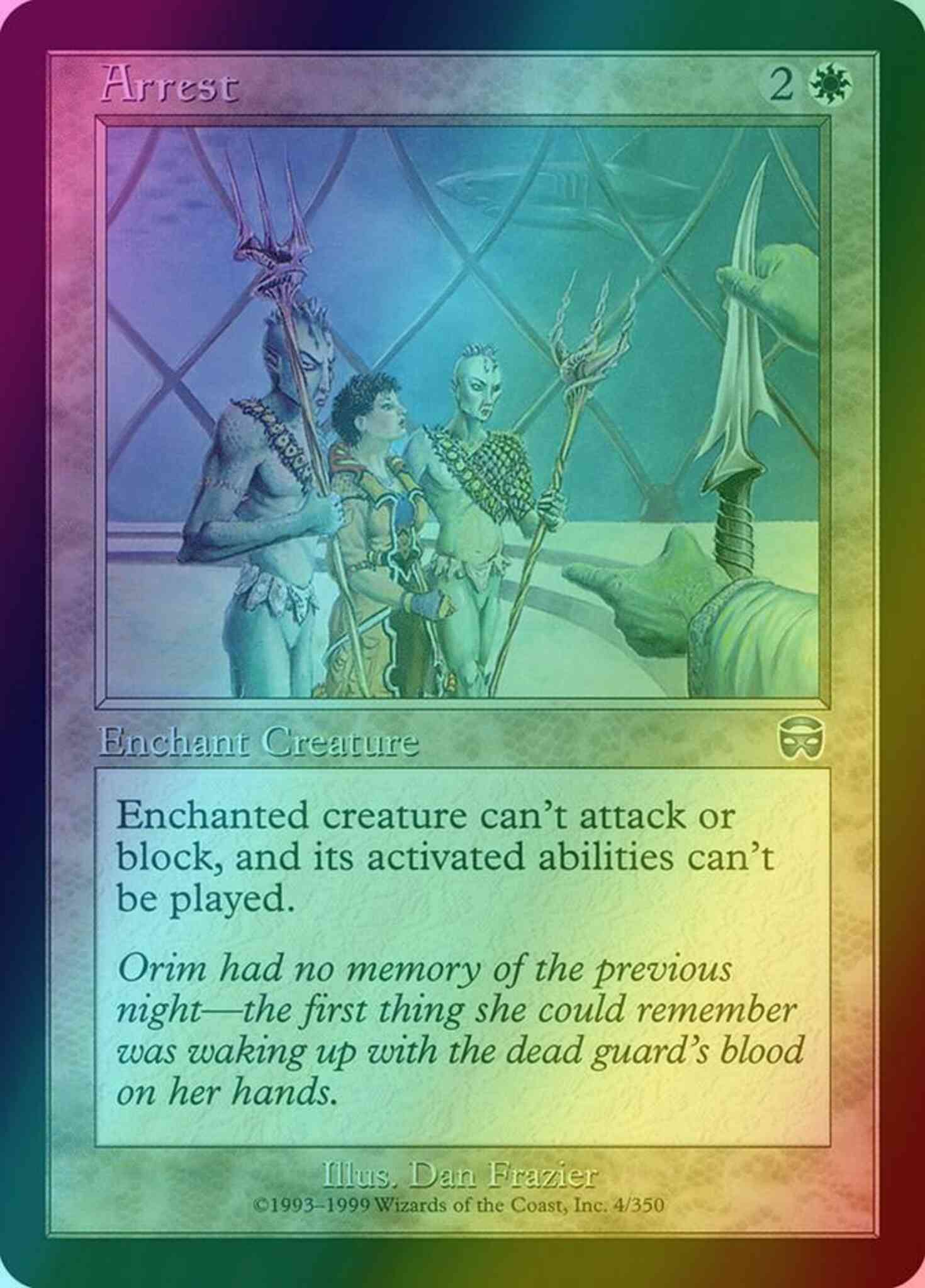Arrest 4 mercadian – Magic Arrest [4] [Mercadian Masques] [Foil]