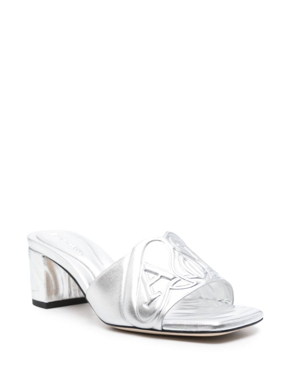 Alexander McQueen 60mm Seal Mules - view 2