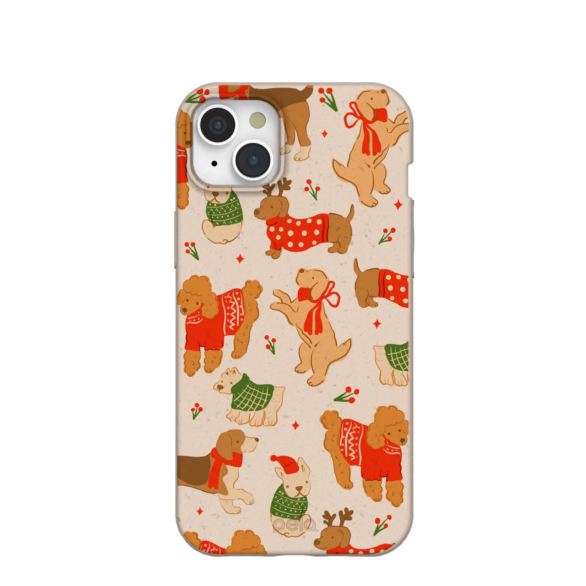 Pela Case Seashell Jolly Doggos iPhone 15 Plus Case