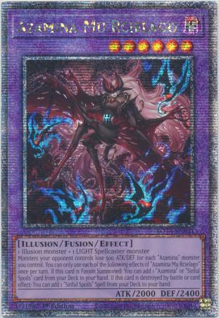 Yu-Gi-Oh! Azamina Mu Rcielago - ROTA-EN031 - Quarter Century Secret Rare - 1st Edition
