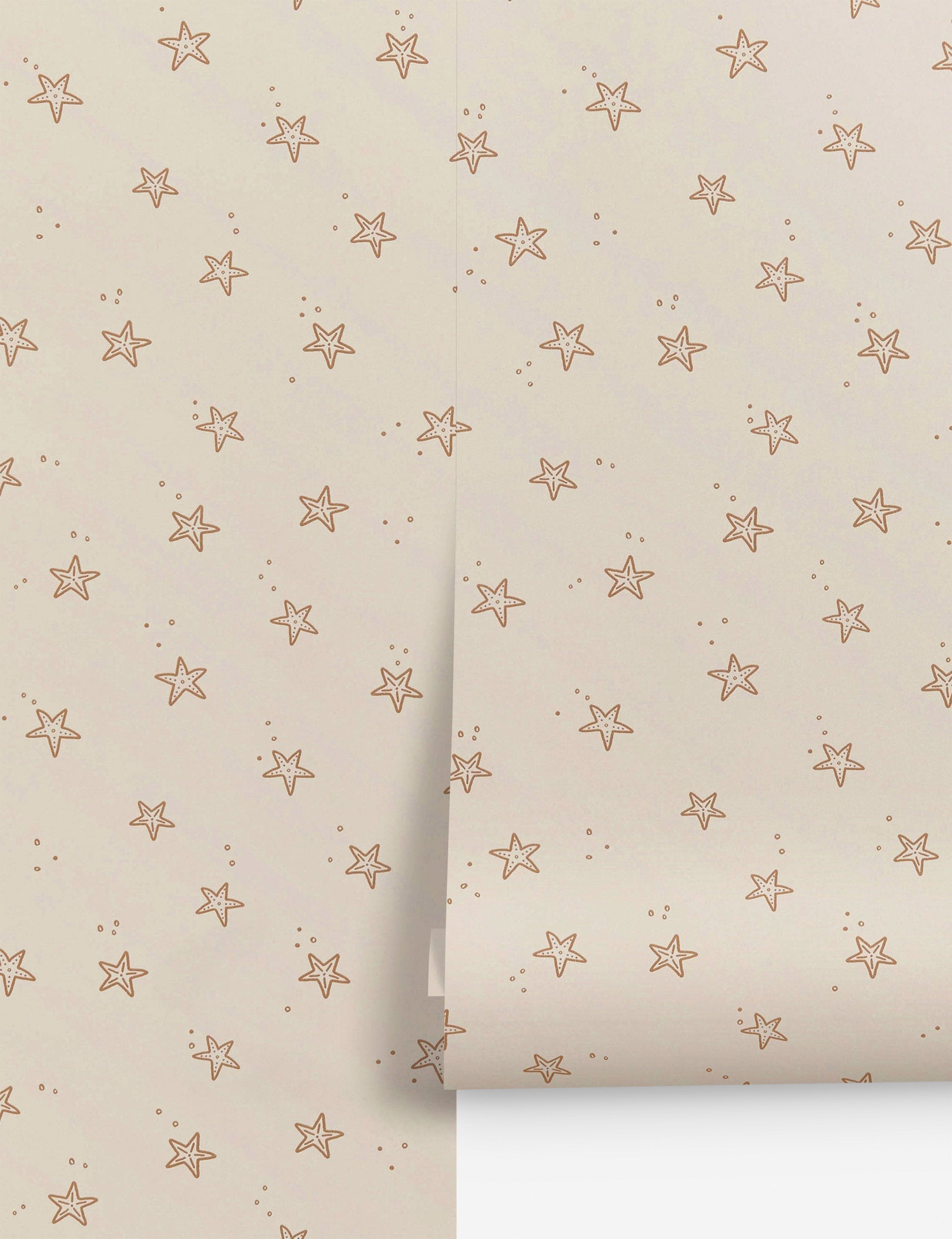 Lulu and Georgia Starfish Wallpaper by Rylee + Cru - view 2