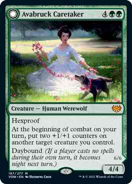 Avabruck caretaker hollowhenge – Magic Avabruck Caretaker // Hollowhenge Huntmaster [187] [Innistrad: Crimson Vow] [Non-Foil]