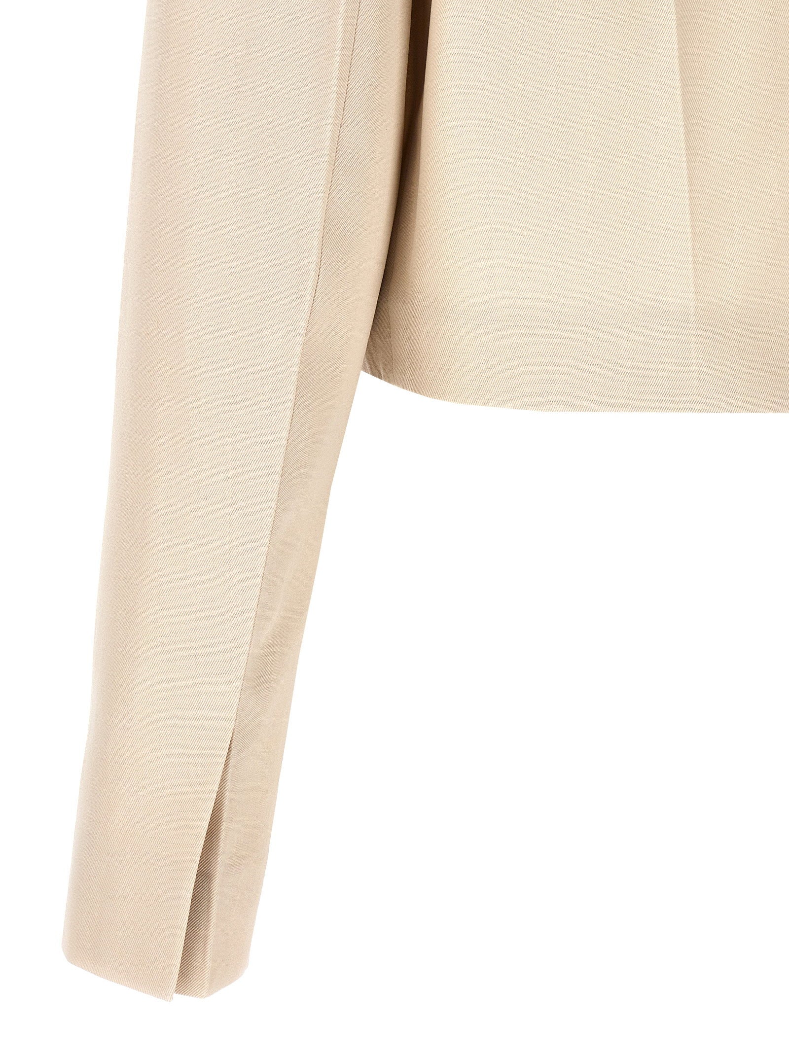 Fendi Tailored Crop Jacket – 62% wool, 38% cotton - view 4