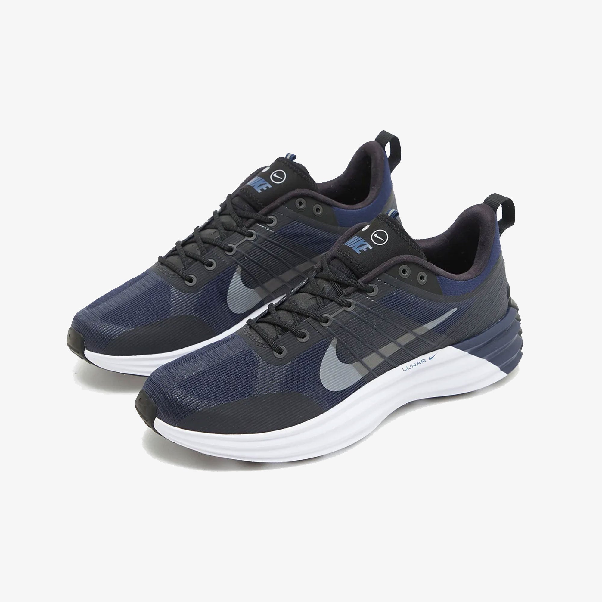 Nike | Lunar Roam { Black/reflect Silver-midnight Navy-white - view 2