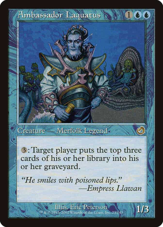 Ambassador laquatus 23 – Magic Ambassador Laquatus [23] [Torment] [Non-Foil]